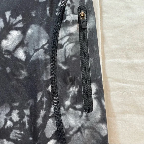 Lululemon Sun Runner Crop Legging in Dusk Dye Sheer Side Sz 8 Yoga Atheleisure - Picture 8 of 13